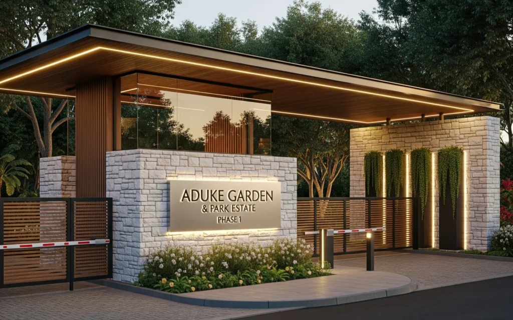 aduke garden park estate gatehouse