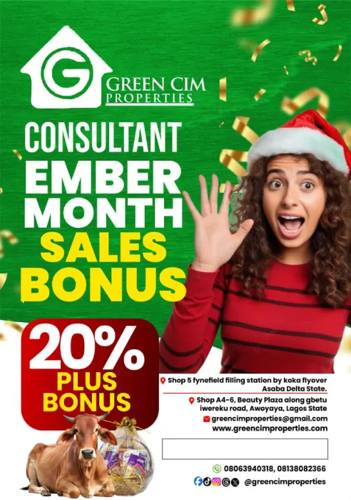 Greencim properties consultants ember sales promo flyer
